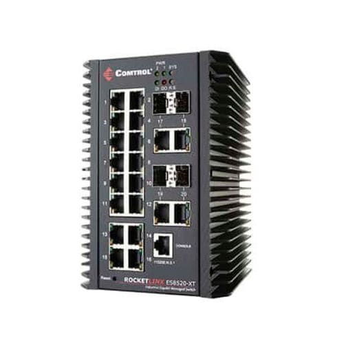 Switch Ethernet gestibile - RocketLinx ® ES8520-XT - Comtrol Corporation - 20 porte / gigabit / di livello 2