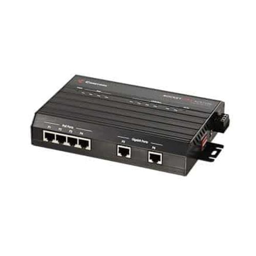 Switch Ethernet non gestibile - RocketLinx® ACS7106 - Comtrol Corporation - 6 porte / gigabit / su guida DIN