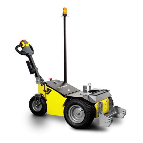 Trainatore elettrico - OT950 - ALITRAK S.r.l - a 3 ruote / a guida a bordo / per carrello da supermercato