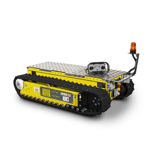 Transporter con alimentazione a batteria - DCT450P - ALITRAK S.r.l - cingolato / di antenne / a piattaforma