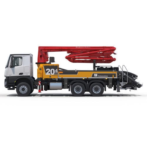 Pompa autocarrata per calcestruzzo per camion betoniera - M20-4 - PUTZMEISTER - ibrida