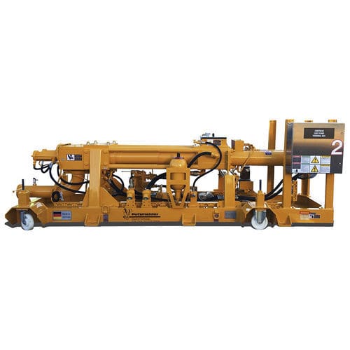 Pompa per calcestruzzo mobile - HSP - PUTZMEISTER - per cantiere / a pistone