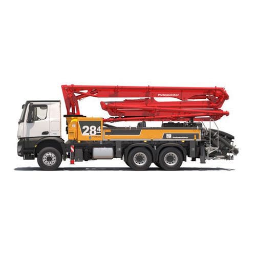 Pompa autocarrata per calcestruzzo mobile - M28-4 - PUTZMEISTER