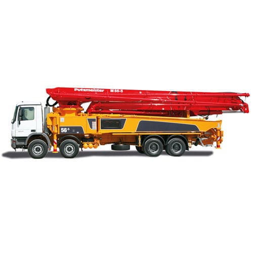 Pompa autocarrata per calcestruzzo ad uso industriale - M56-5 - PUTZMEISTER