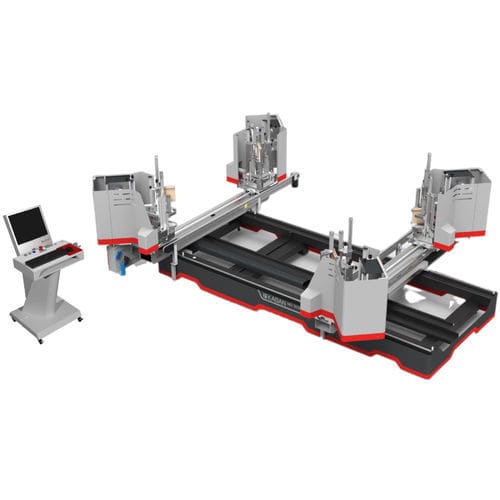 Macchina saldatrice multitesta - MD 3020 - KABAN MAKINA SANAYI VE TIC. LTD. STI - controllata da PLC / benchtop / per profilati