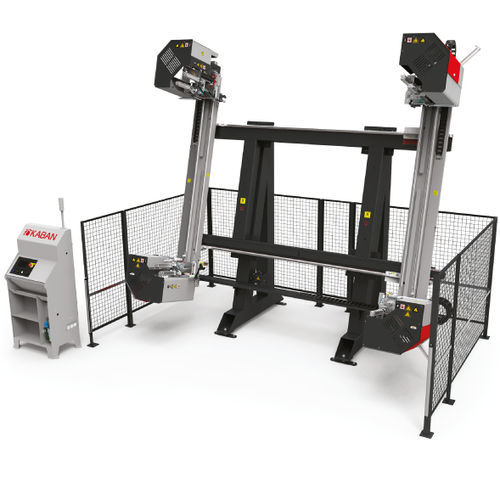 Macchina saldatrice a piastra riscaldante - MV 1010  - KABAN MAKINA SANAYI VE TIC. LTD. STI - controllata da PLC / indipendente / per profilati