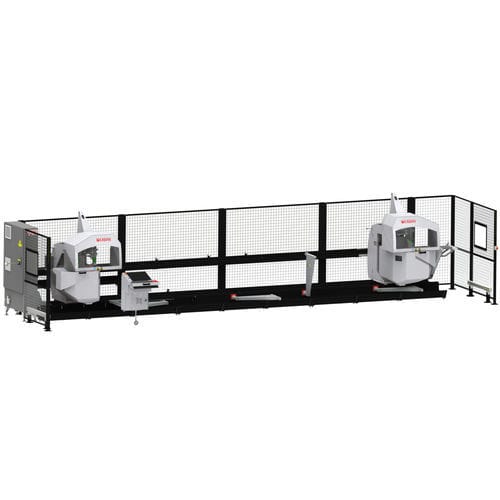 Macchina da taglio a 2 teste - ZM 1060  - KABAN MAKINA SANAYI VE TIC. LTD. STI - a lama / per alluminio / per profilati in alluminio