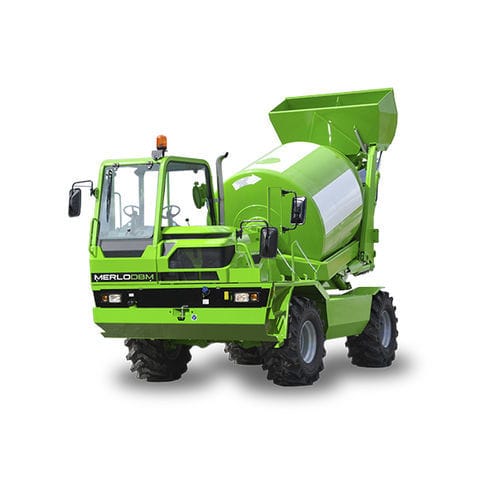 Betoniera con motore diesel - DBM series - MERLO SPA - su autotelaio