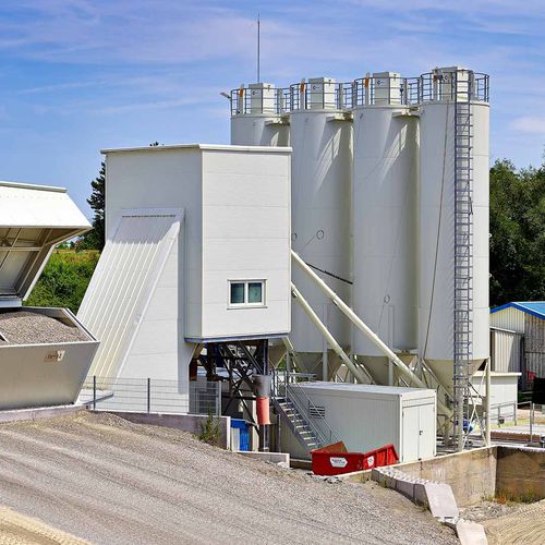 Centrale di betonaggio stazionario - CBS 105–140 S/T L ELBA - Ammann - monoasse