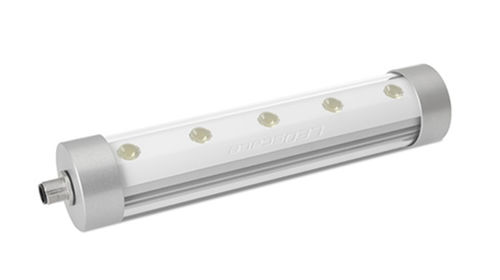 Barra di illuminazione - 22 - 28 VDC, IP67, ø 45 mm | D45-C series - Diana Electronic-Systeme GmbH - LED / per macchina utensile / per postazione di montaggio