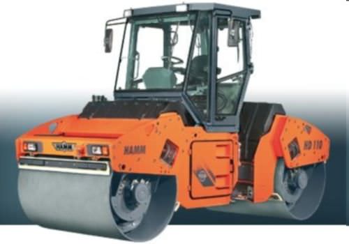 Rullo compattatore tandem - 13 180 kg | HD 110 - HAMM AG - a vibrazione / articolato