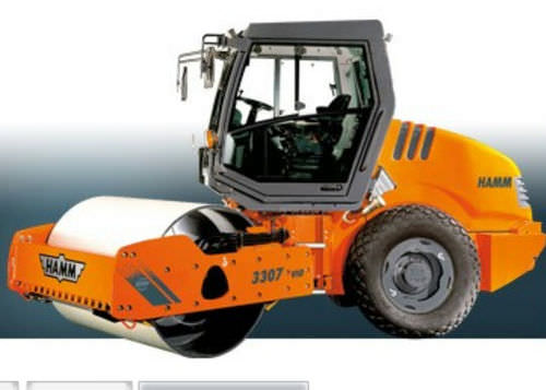 Rullo compattatore monocilindro - 6 650 kg | 3307 VIO - HAMM AG - a vibrazione / articolato