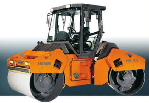 Rullo compattatore tandem - 9 700 kg | HD 70 - HAMM AG - a vibrazione / articolato