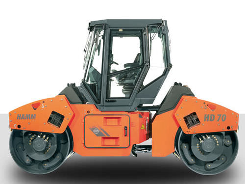 Rullo compattatore tandem - 10 110 kg | HD 75 - HAMM AG - a vibrazione / articolato