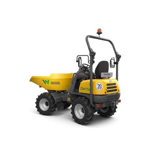 Dumper gommato - DW15e - Wacker Neuson SE - elettrico / a telai articolati / a 4 ruote motrici