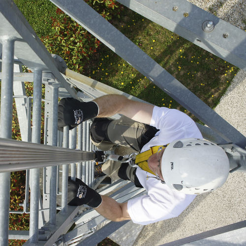 Canalina di sicurezza anticaduta - VERTIRAIL - VERTIC - in acciaio
