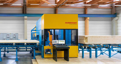 Centro di lavoro 6 assi - ROBOT-Max - Hans Hundegger - verticale / per legno / robotizzato