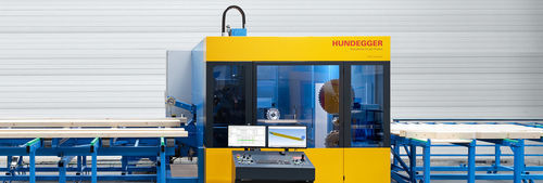 Centro di taglio e lavorazione multifunzione - ROBOT-Compact 650 - Hans Hundegger - CNC / in legno