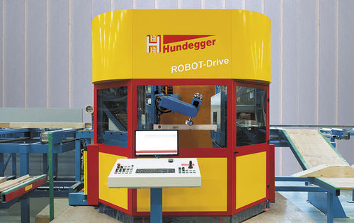 Centro di lavoro a 3 assi - ROBOT-Drive series - Hans Hundegger - universale / per legno / di alta precisione