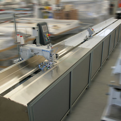 Macchina da cucire punto annodato - SM-100-CA - SolarEdge Automation Machines S.p.A. - a due aghi / ad ago singolo / fissa