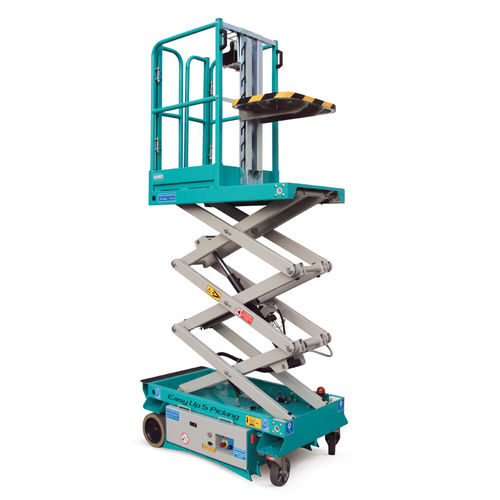 Piattaforma elevatrice a forbice semovente - EASY UP 5 PICKING - IMER International SPA - elettrica