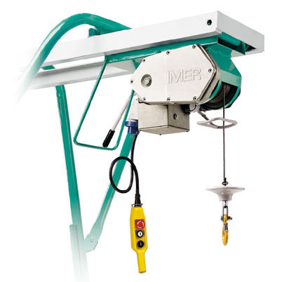 Paranco a cavo a leva - ET 300 N - IMER International SPA - elettrico