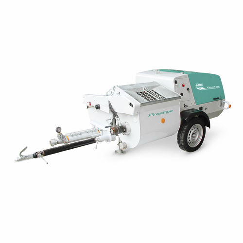Pompa per calcestruzzo mobile - PRESTIGE - IMER International SPA - per cantiere / diesel / a vite senza fine