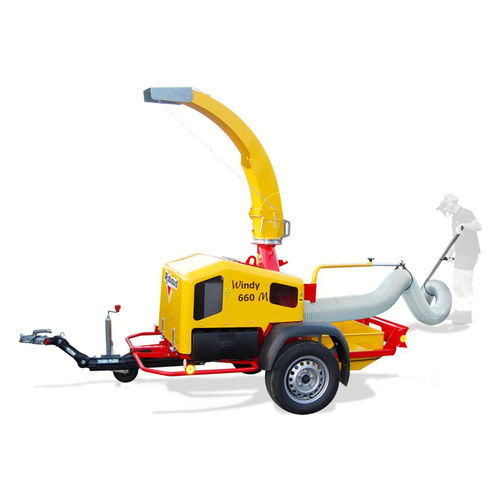 Aspiratore per strade - WINDY ME - RABAUD - a secco / di foglie / elettrico