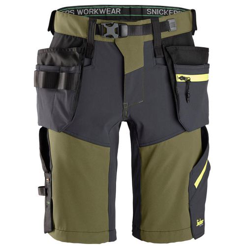 Pantalone corto da lavoro - 6140 - Snickers Workwear AB - in poliammide / con cerniera lampo