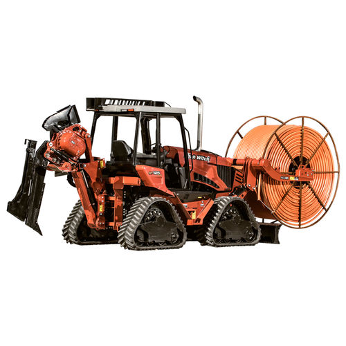 Trencher di drenaggio - RT125 QUAD - The Charles Machine Works, Inc - cingolato / uomo a bordo