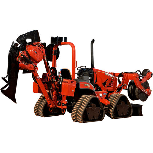 Trencher di drenaggio - RT80 QUAD - The Charles Machine Works, Inc - cingolato / uomo a bordo