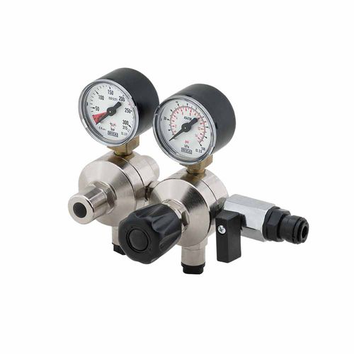 Regolatore e riduttore di pressione di gas - MINORMIX 2 - OXYTURBO SPA - per CO2 / per bombole