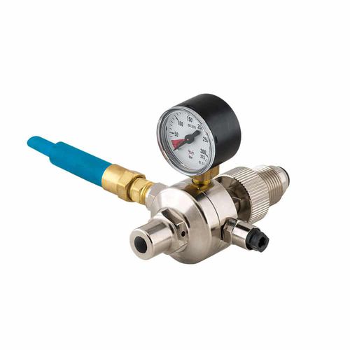 Regolatore e riduttore di pressione per gas inerte - MAJORFLY - OXYTURBO SPA - a fungo / in ottone / con manometro
