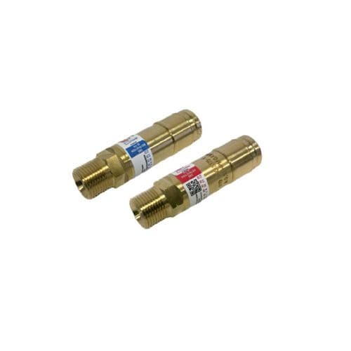 Valvola di sicurezza per gas - 1502 series - OXYTURBO SPA - in ottone / manuale / a combustibile