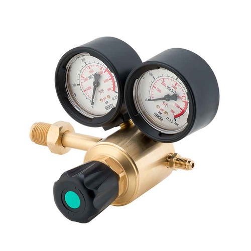 Regolatore e riduttore di pressione per gas - MEGA HP200 - OXYTURBO SPA - in ottone / industriale / per bombole