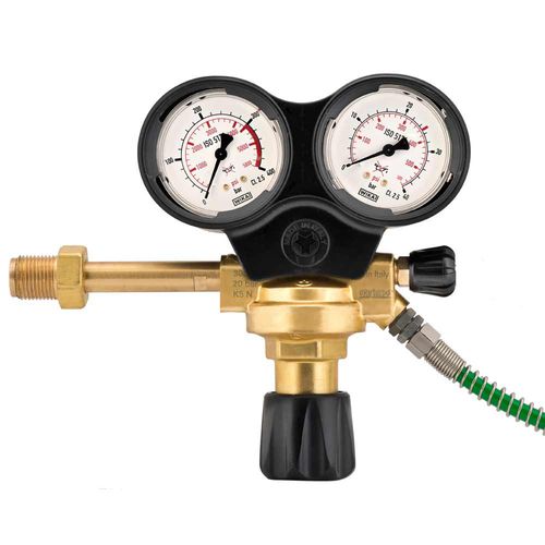 Regolatore e riduttore di pressione per gas - MAXY PLUS - OXYTURBO SPA - per azoto / in ottone / industriale