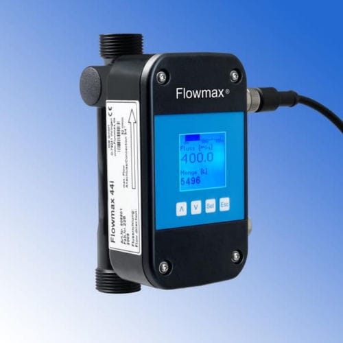 Misuratore di portata ad ultrasuoni - Flowmax 44i - MIB GmbH Messtechnik & Industrieberatung - a pistone / volumetrico / per liquidi