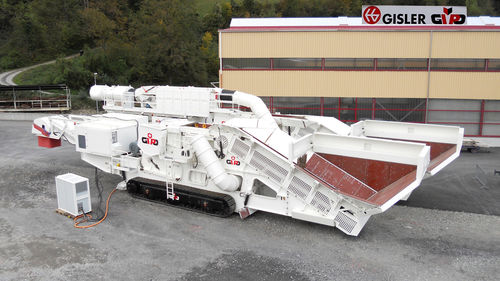 Frantoio a ganascia - GIPOBAC B 1185 FDR - GIPO AG - mobile / cingolato / con motore diesel
