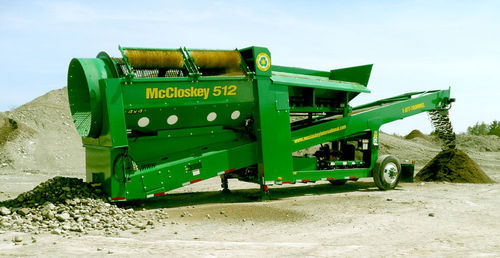 Vaglio per miniere - 512 A - McCloskey International Limited - mobile / a tamburo / per prodotti sfusi