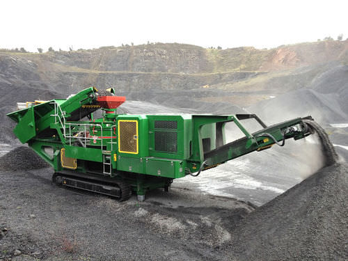 Frantoio a percussione ad asse verticale - V80 - McCloskey International Limited - mobile / con motore diesel / per la produzione di sabbia