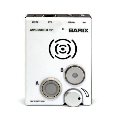 Sistema citofono audio - PS1 - Barix - da parete / IP / page / party line