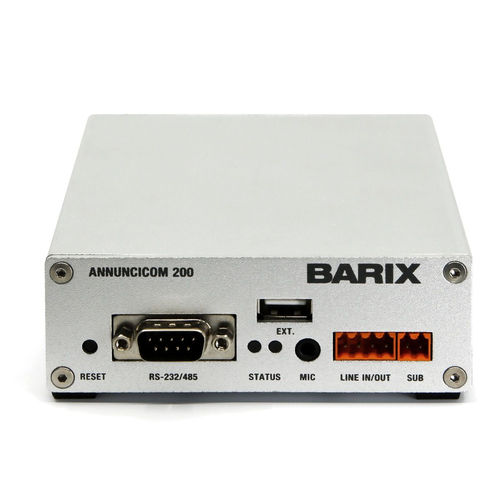Sistema citofono audio - Annuncicom 200 - Barix - da ufficio / IP / page / party line