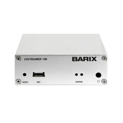 Decoder IP - EXSTREAMER 100 series - Barix - codec / audio