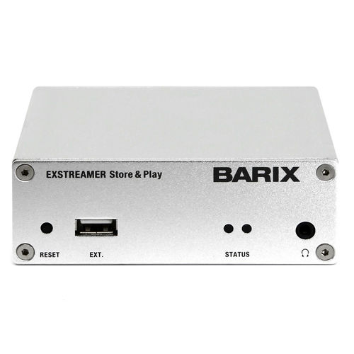 Decoder IP - EXSTREAMER STORE&PLAY - Barix - audio