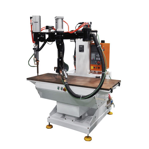 Macchina saldatrice a punti - DB-220-15022, DB-220-15009 - Heron Intelligent Equipment Co., Ltd - controllata da PLC / CNC / idraulica