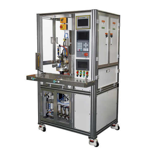 Macchina saldatrice a resistenza - DB-110-17018 - Heron Intelligent Equipment Co., Ltd - controllata da PLC / idraulica / longitudinale