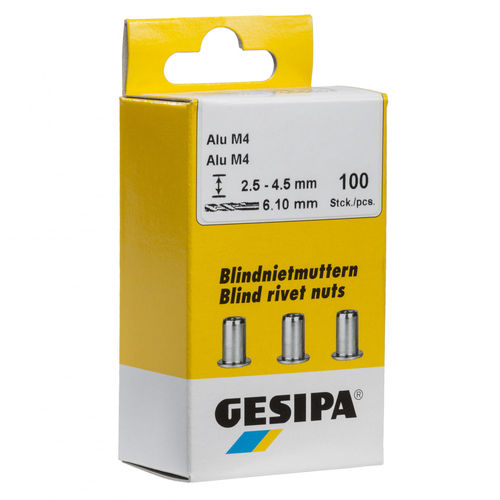 Rivetto cieco - Mini-Pack blind rivet nuts - SFS Group Germany GmbH - a testa piatta / in alluminio