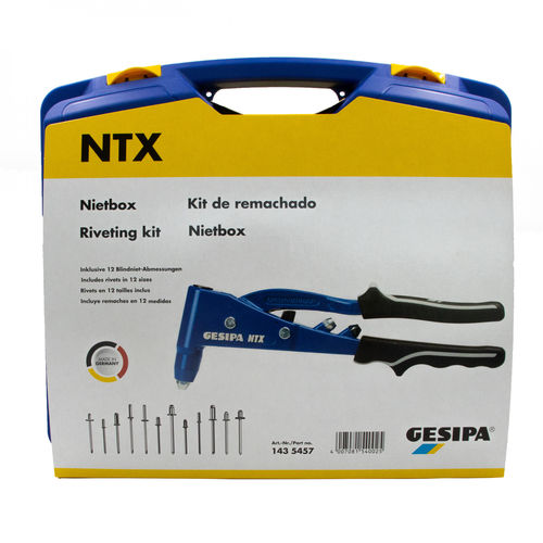 Pinza per rivetti manuale - NTX Riveting kit - SFS Group Germany GmbH - per rivetti a strappo