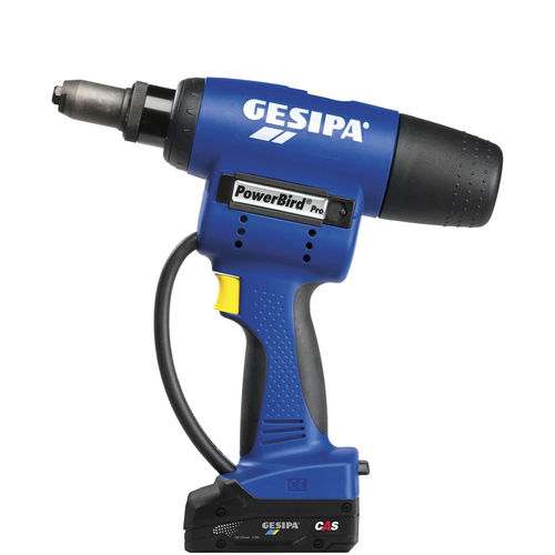 Utensile rivettatura con attivazione a pressione - PowerBird&reg; Pro Gold Edition - SFS Group Germany GmbH - con motore brushless DC / a batteria / per rivetti a strappo