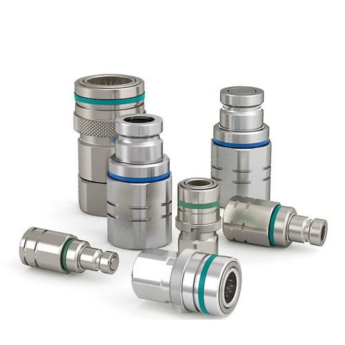 Raccordo pneumatico - 102670200 - CEJN - rapido / scanalato / in ottone nichelato